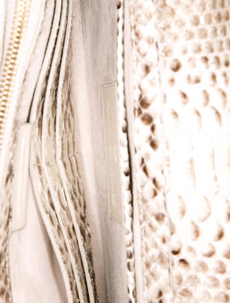 Nancy Gonzalez Snakeskin Clutch