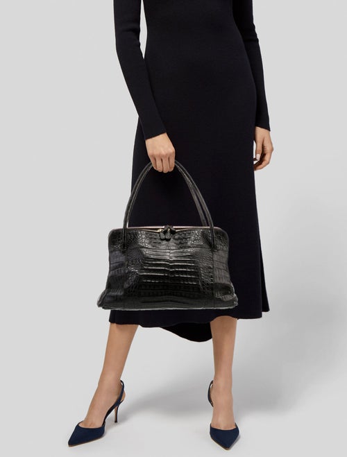 Nancy Gonzalez Crocodile Shoulder Bag
