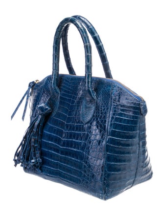 Nancy Gonzalez Crocodile Top Handle Bag