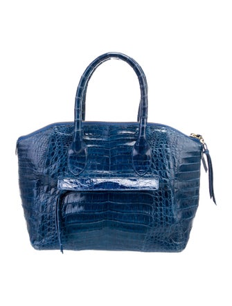 Nancy Gonzalez Crocodile Top Handle Bag