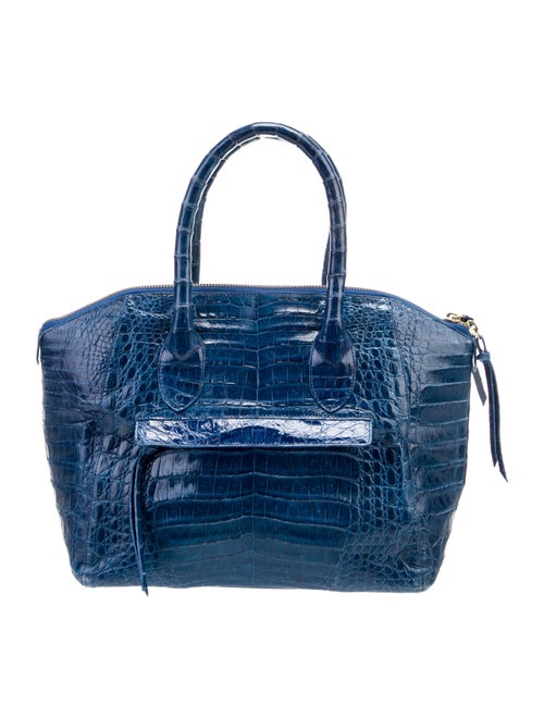 Nancy Gonzalez Crocodile Top Handle Bag