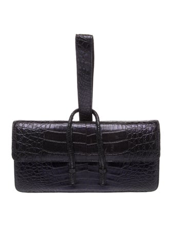 Nancy Gonzalez Crocodile Top Handle Bag