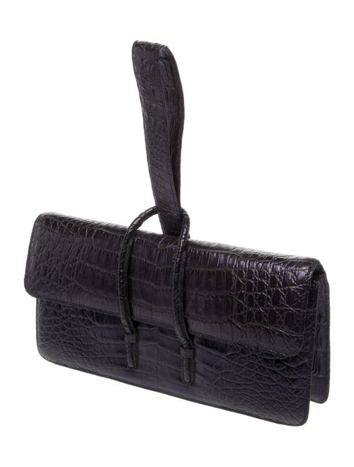 Nancy Gonzalez Crocodile Top Handle Bag