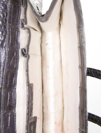 Nancy Gonzalez Crocodile Top Handle Bag