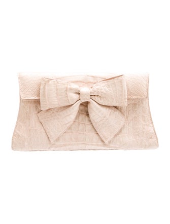 Nancy Gonzalez Crocodile Clutch