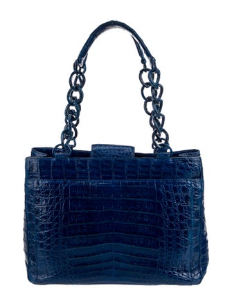 Nancy Gonzalez Alligator Shoulder Bag