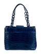 Nancy Gonzalez Alligator Shoulder Bag