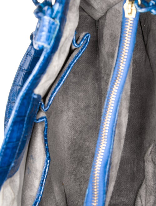 Nancy Gonzalez Alligator Shoulder Bag