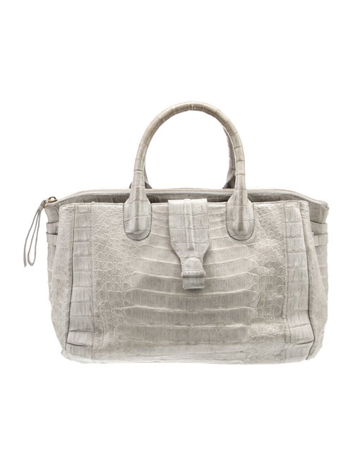 Nancy Gonzalez Crocodile Top Handle Bag