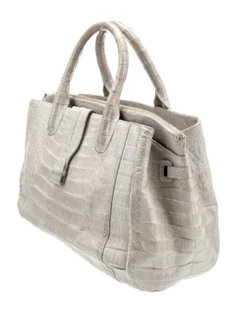Nancy Gonzalez Crocodile Top Handle Bag