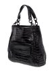 Nancy Gonzalez Embossed Leather Shoulder Bag
