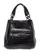 Nancy Gonzalez Embossed Leather Shoulder Bag
