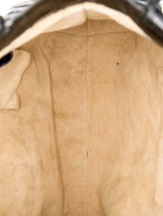 Nancy Gonzalez Embossed Leather Shoulder Bag