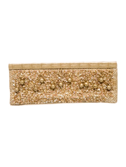 Nancy Gonzalez Leather Clutch