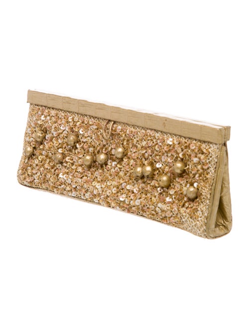 Nancy Gonzalez Leather Clutch