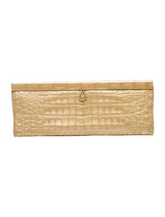 Nancy Gonzalez Leather Clutch