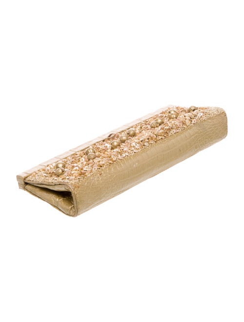 Nancy Gonzalez Leather Clutch