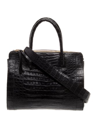 Nancy Gonzalez Crocodile Top Handle Bag