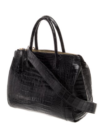 Nancy Gonzalez Crocodile Top Handle Bag