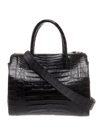 Nancy Gonzalez Crocodile Top Handle Bag