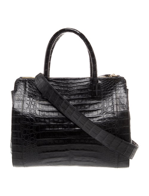 Nancy Gonzalez Crocodile Top Handle Bag
