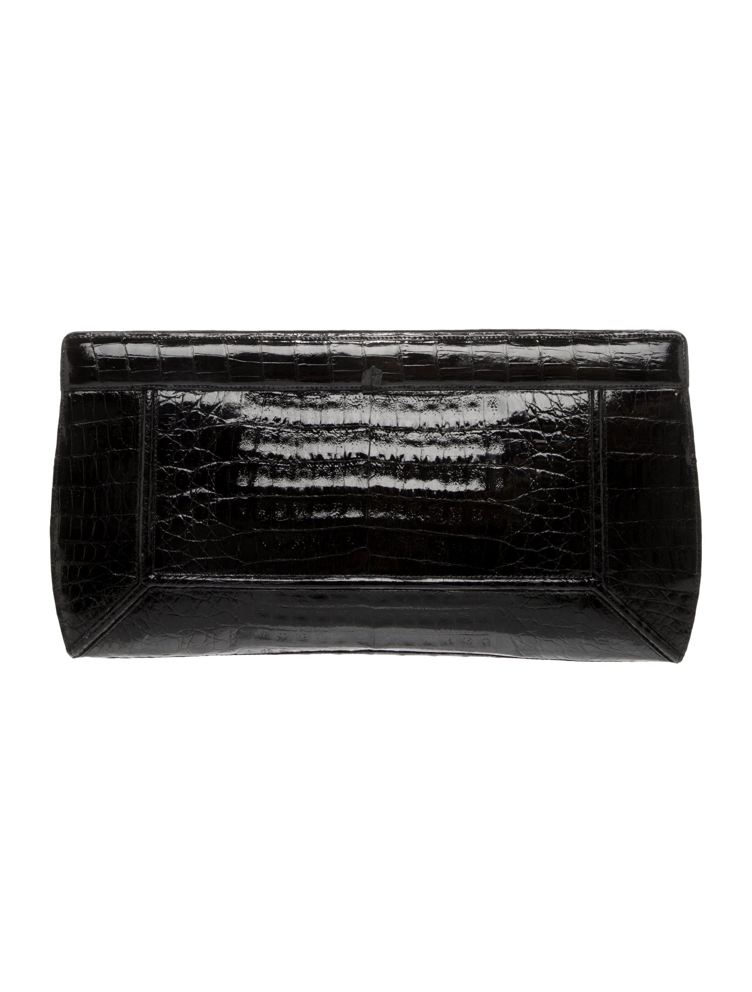 Nancy Gonzalez Patent Leather Clutch