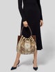 Nancy Gonzalez Embossed Leather Bucket Bag