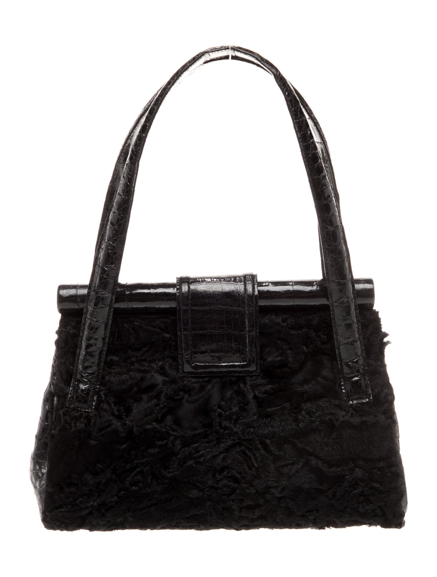 Nancy Gonzalez Crocodile Top Handle Bag