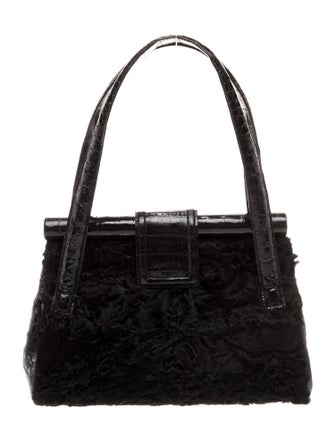 Nancy Gonzalez Crocodile Top Handle Bag