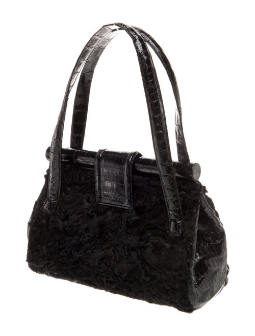 Nancy Gonzalez Crocodile Top Handle Bag