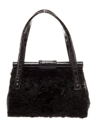 Nancy Gonzalez Crocodile Top Handle Bag
