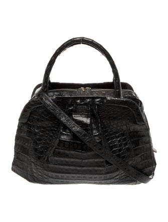 Nancy Gonzalez Caiman Top Handle Bag