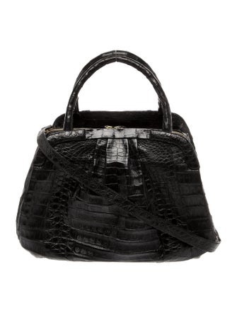 Nancy Gonzalez Caiman Top Handle Bag