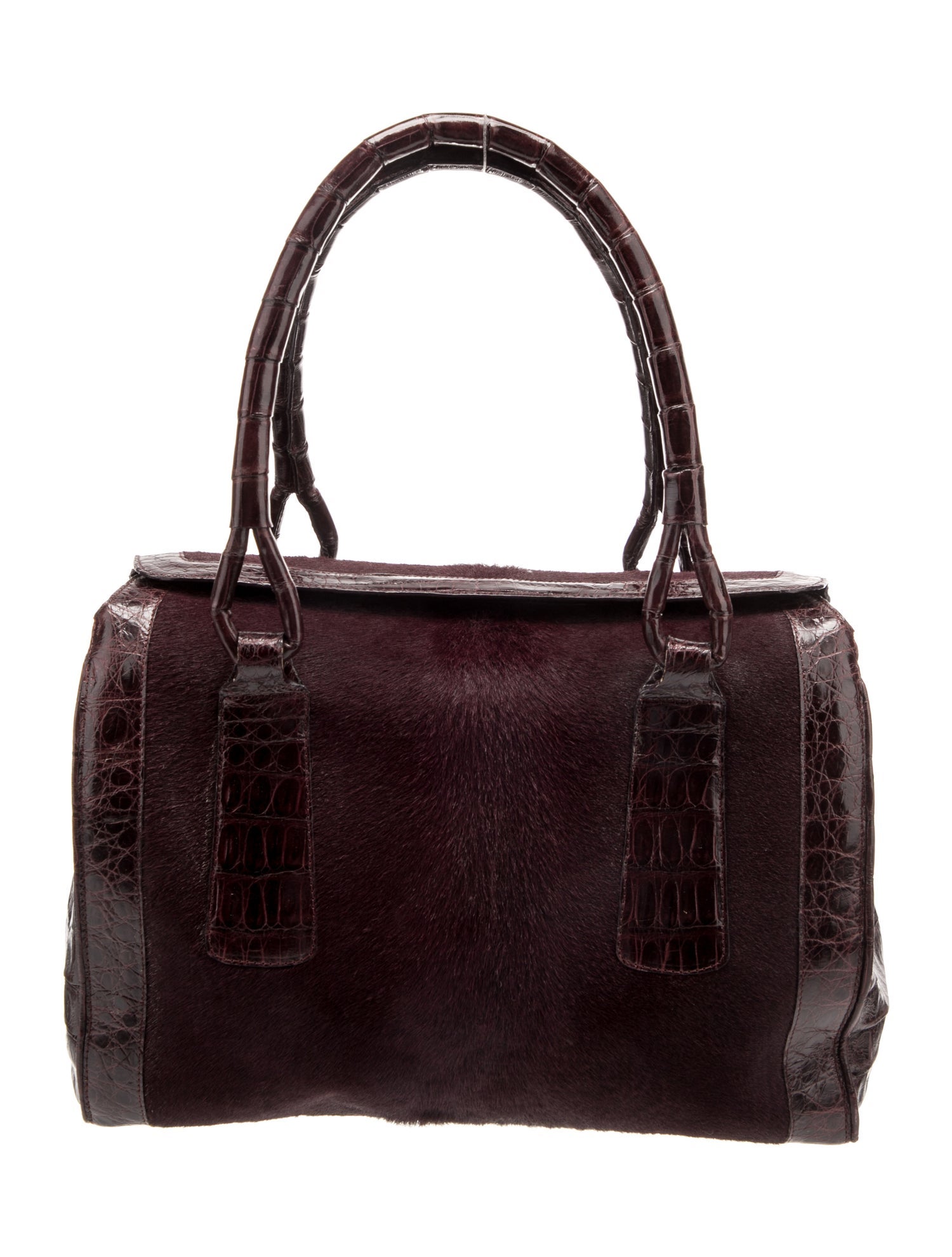Nancy Gonzalez Crocodile Top Handle Bag