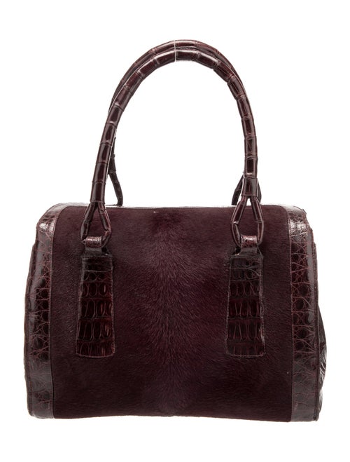 Nancy Gonzalez Crocodile Top Handle Bag
