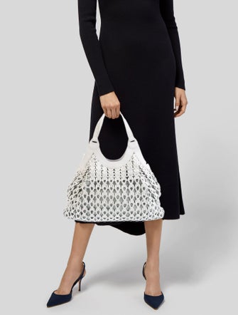 Nancy Gonzalez Leather Top Handle Bag