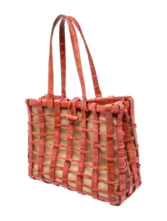 Nancy Gonzalez Crocodile Top Handle Bag