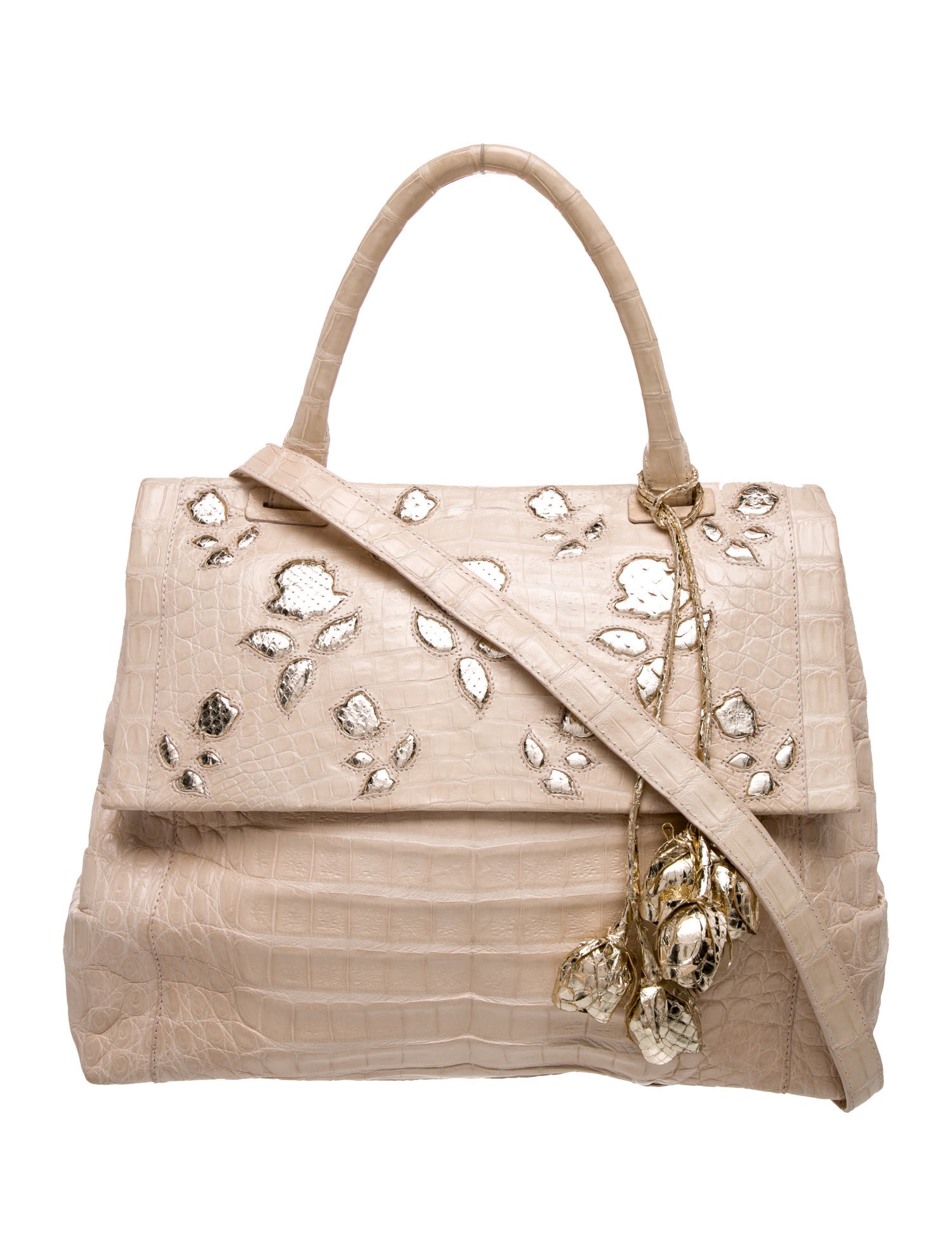 Nancy Gonzalez Crocodile Top Handle Bag