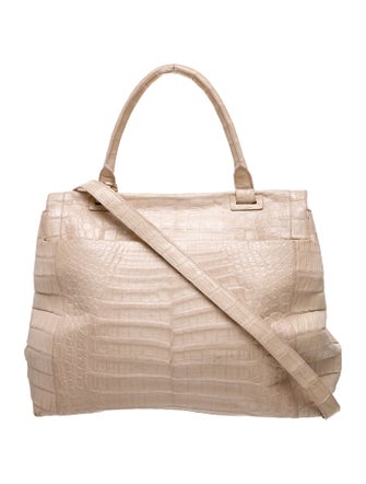 Nancy Gonzalez Crocodile Top Handle Bag