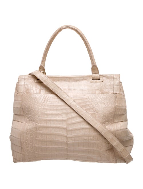 Nancy Gonzalez Crocodile Top Handle Bag