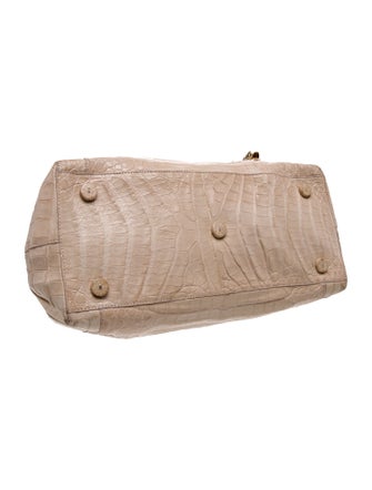 Nancy Gonzalez Crocodile Top Handle Bag