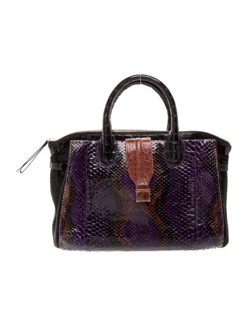 Nancy Gonzalez Snakeskin Top Handle Bag