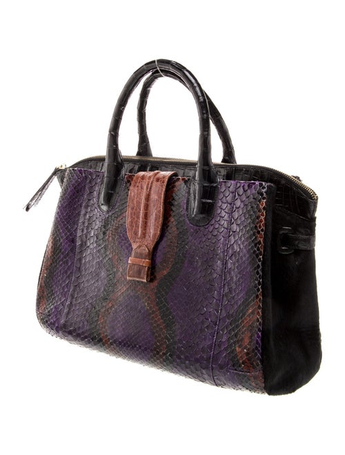 Nancy Gonzalez Snakeskin Top Handle Bag