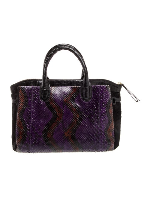 Nancy Gonzalez Snakeskin Top Handle Bag