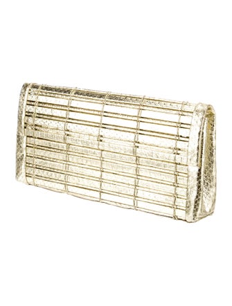 Nancy Gonzalez Leather Clutch