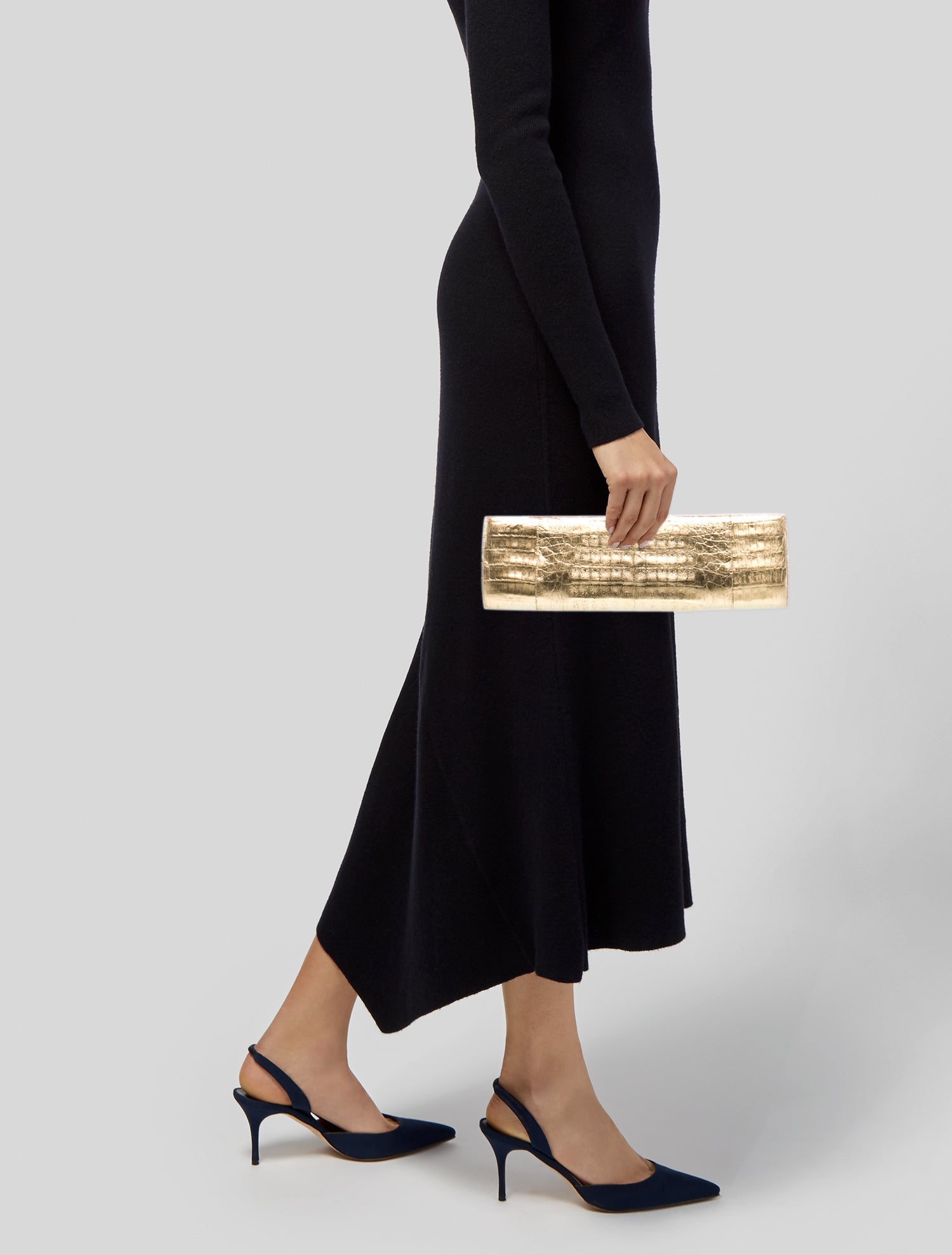 Nancy Gonzalez Crocodile Clutch