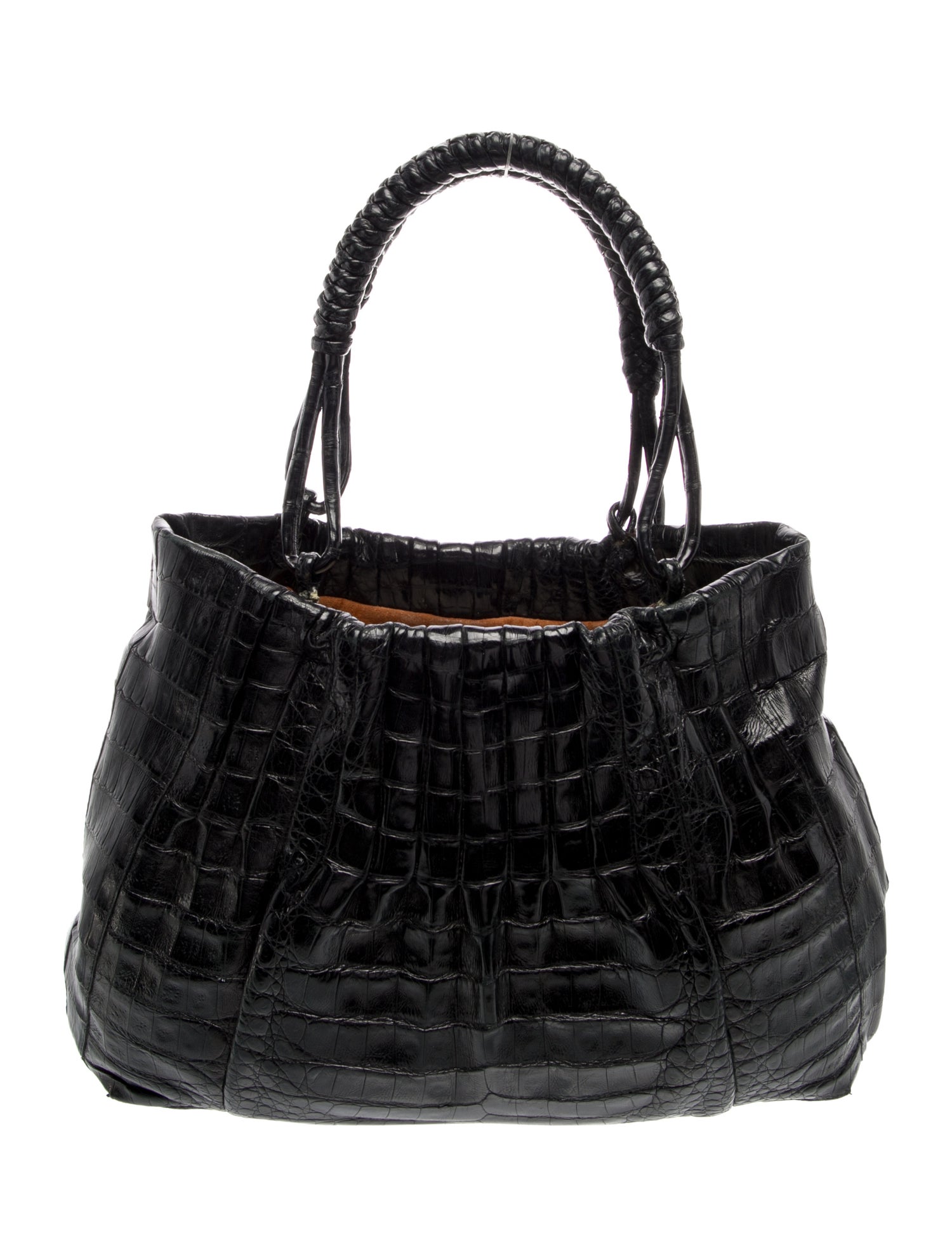 Nancy Gonzalez Crocodile Top Handle Bag