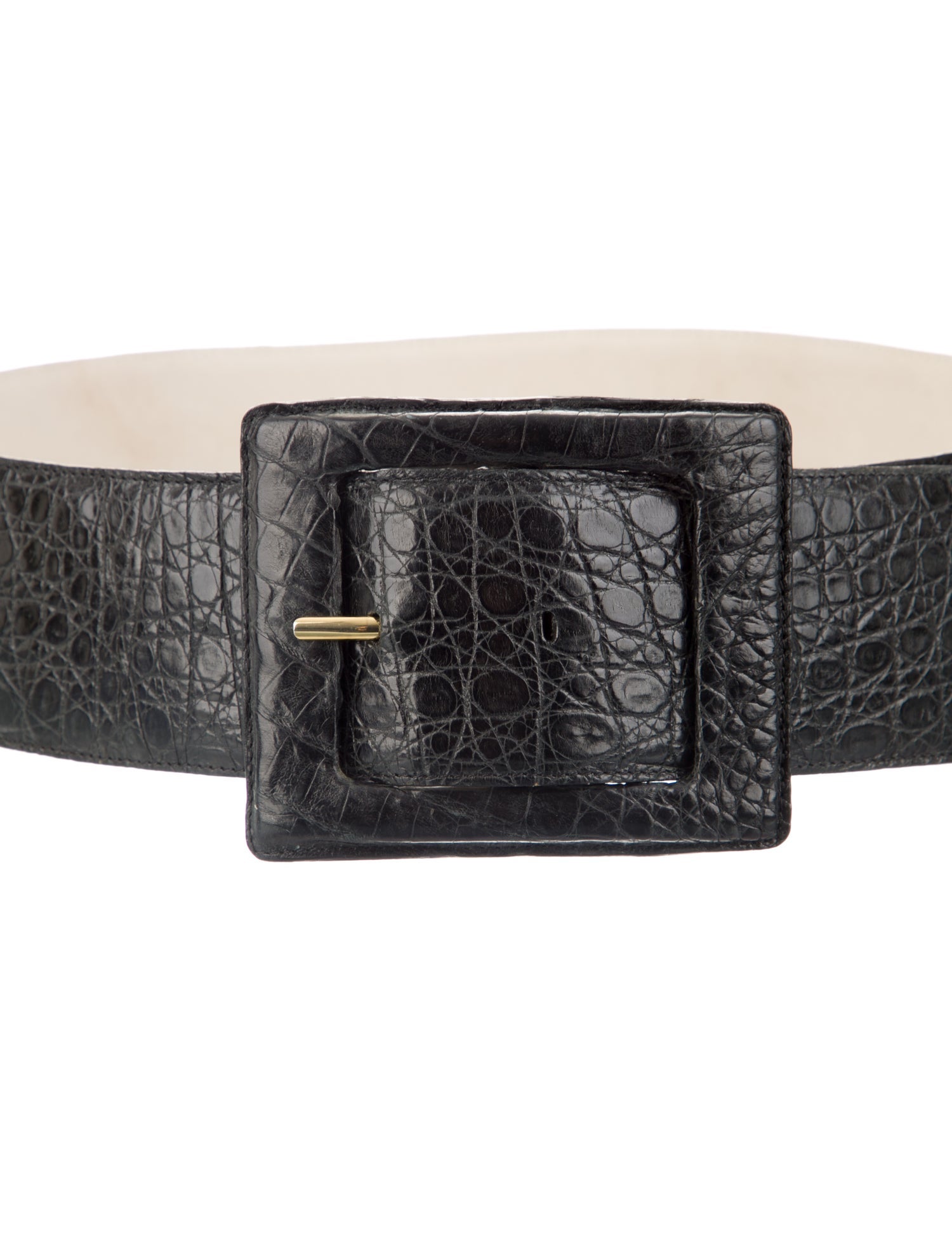 Nancy Gonzalez Wide Leather Waist Belt