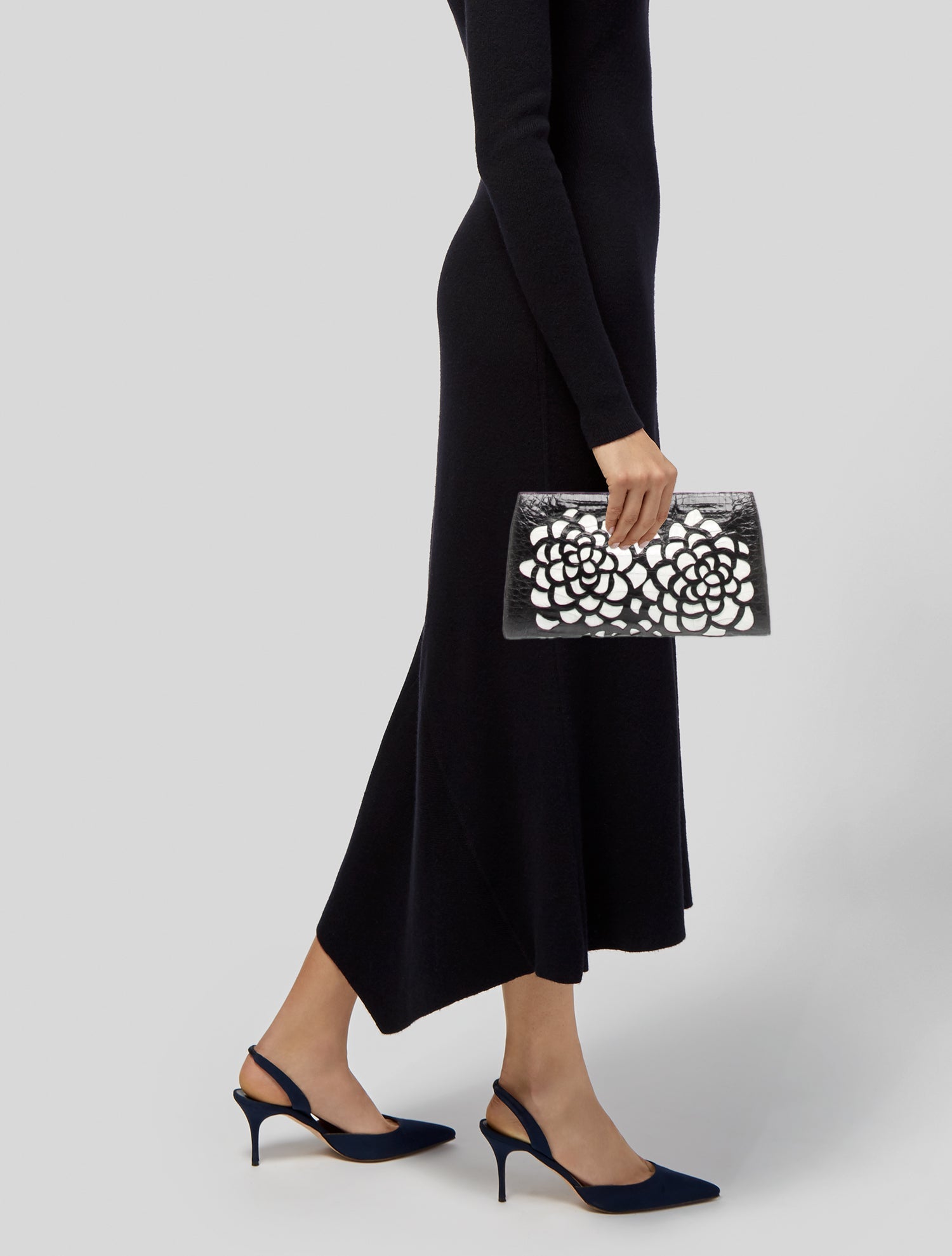 Nancy Gonzalez Crocodile Clutch