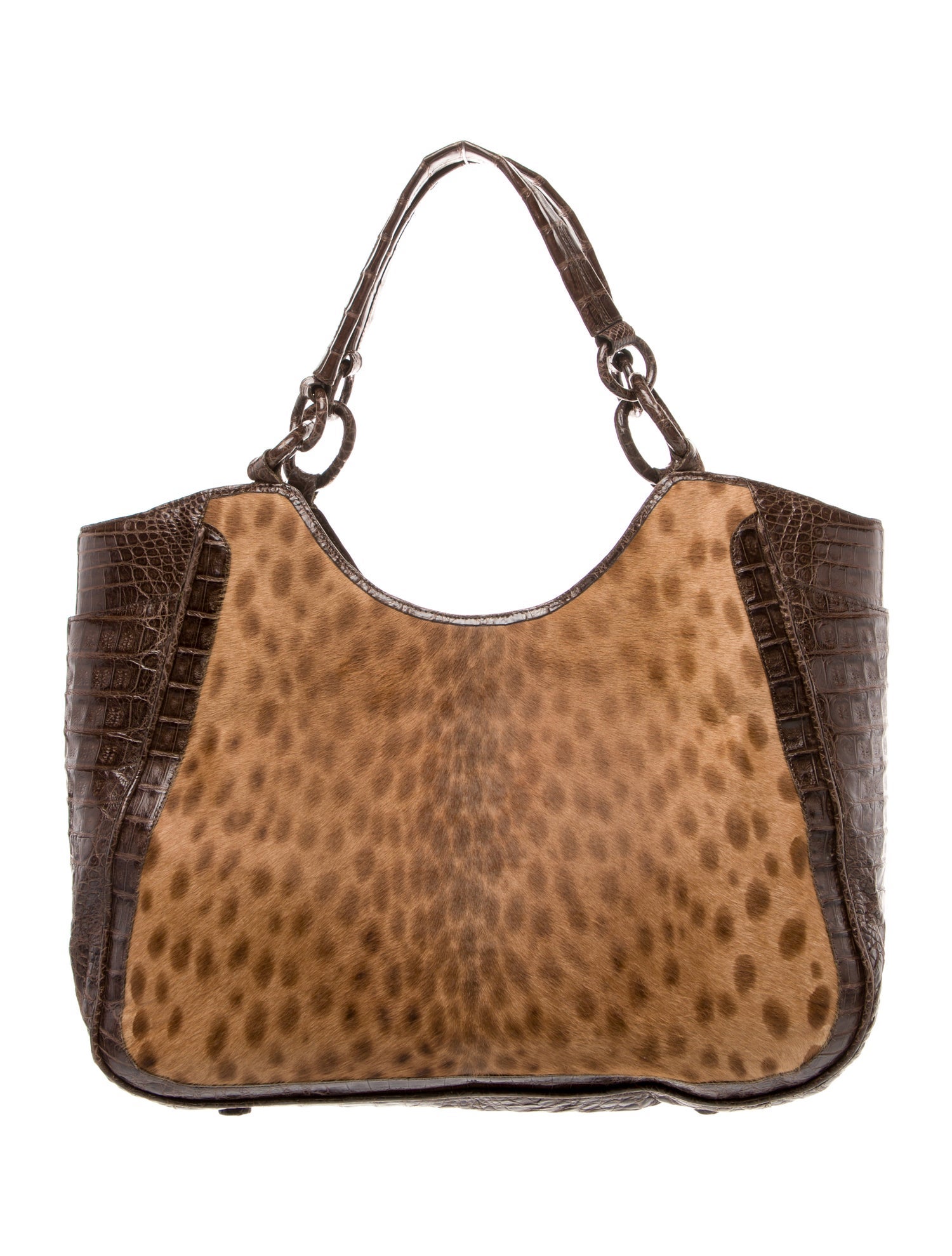 Nancy Gonzalez Ponyhair Top Handle Bag